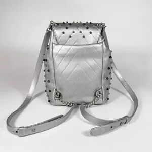 Chanel Metallic Lambskin Stud Wars Backpack CHANEL | Bags | Chanel Metallic Lambskin Stud Wars Backpack  main image 2